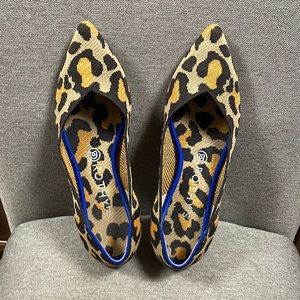 Rothy’s size 9 - Leopard Point Flat